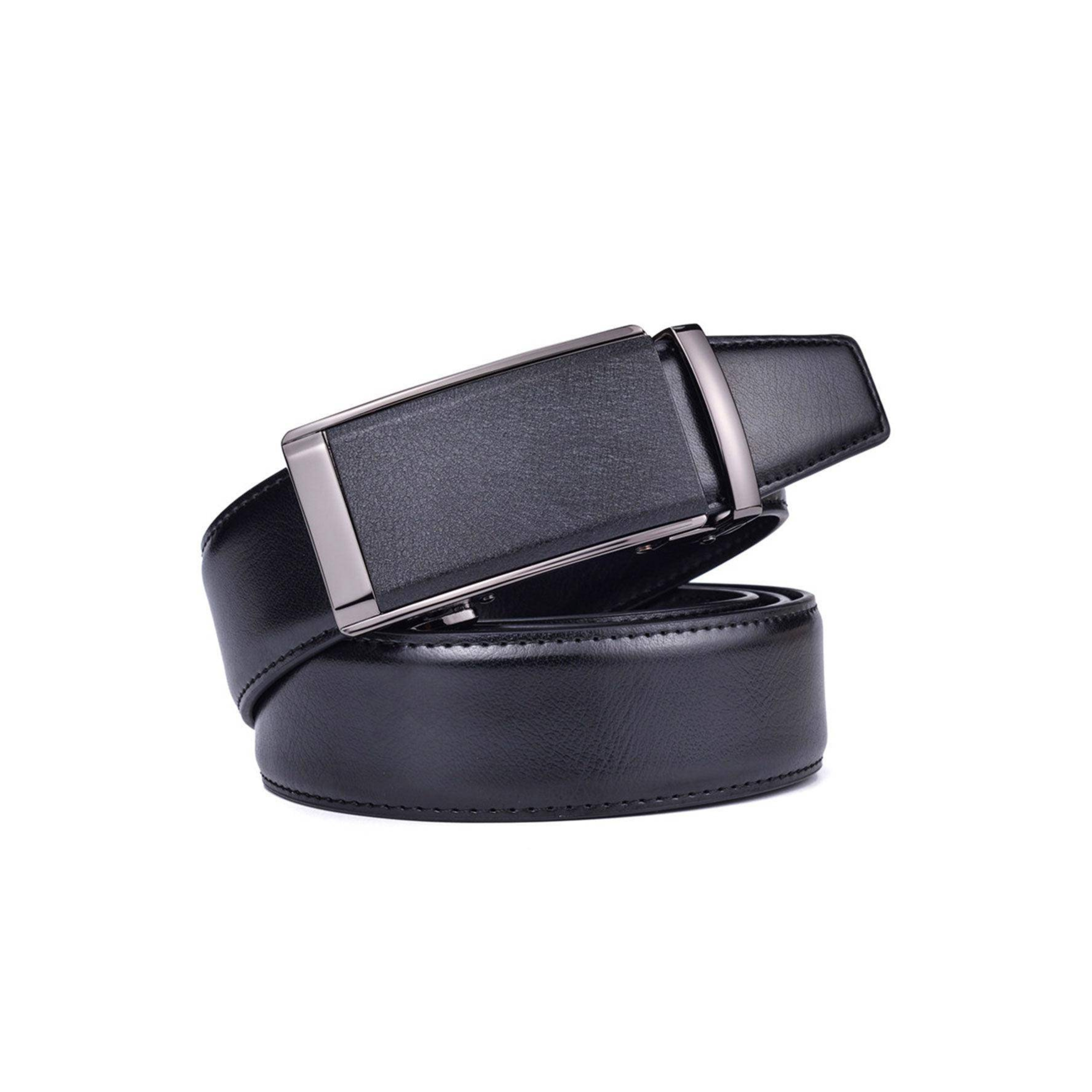 Black Suit Leather Belt For Men, Camaro Model - Leather Purse Backpack