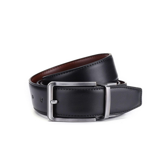 Reversible 2 In 1 Leather Belt For Men, Designer Model - Leather Purse Backpack