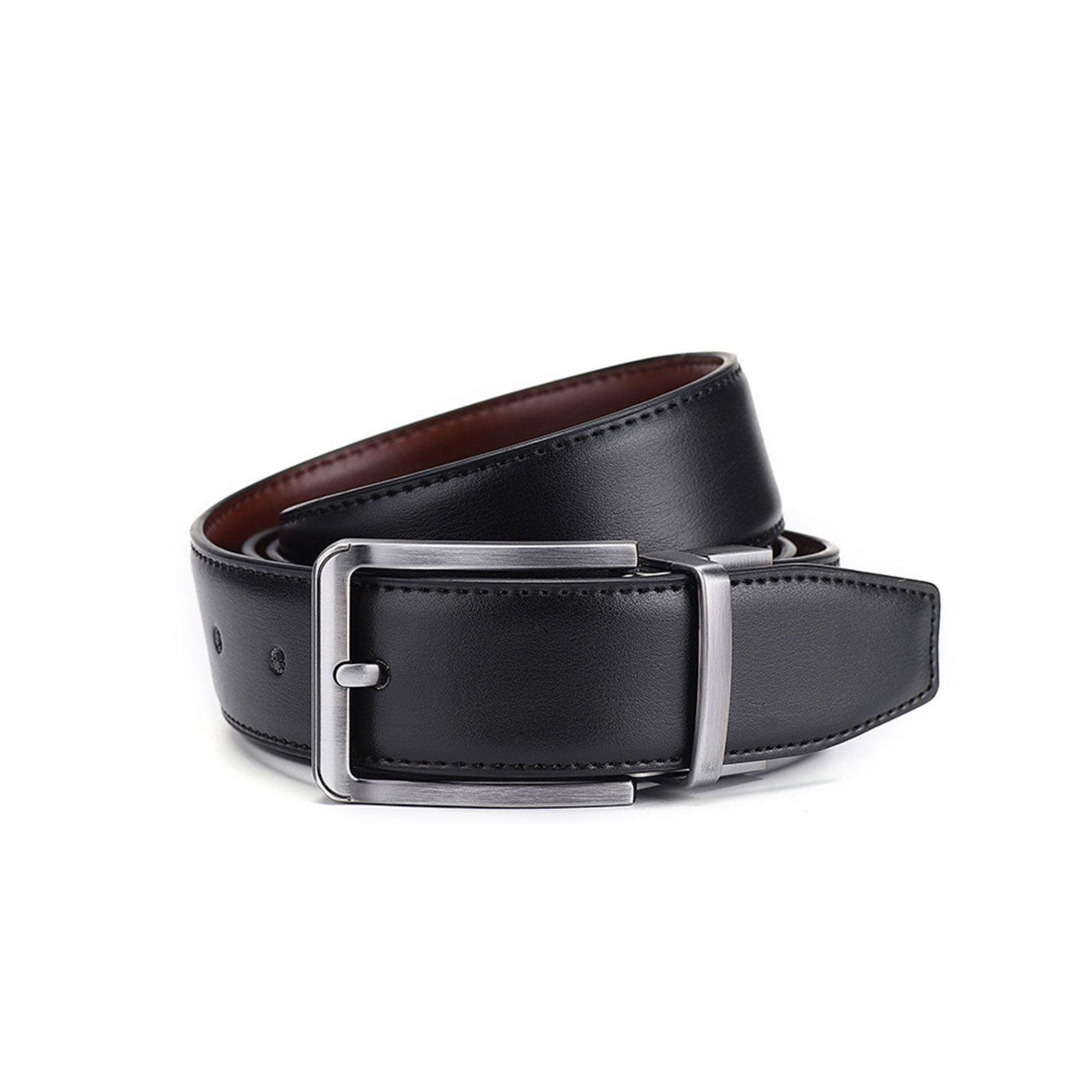 Reversible 2 In 1 Leather Belt For Men, Designer Model - Leather Purse Backpack