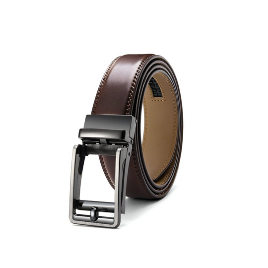 Automatic Buckle Smart Belt, Hole-Free Design - Leather Purse Backpack