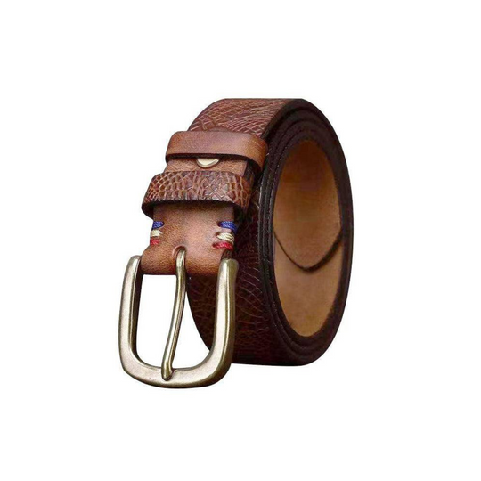 High-quality Leather Belt For Men, Peci Model - Leather Purse Backpack