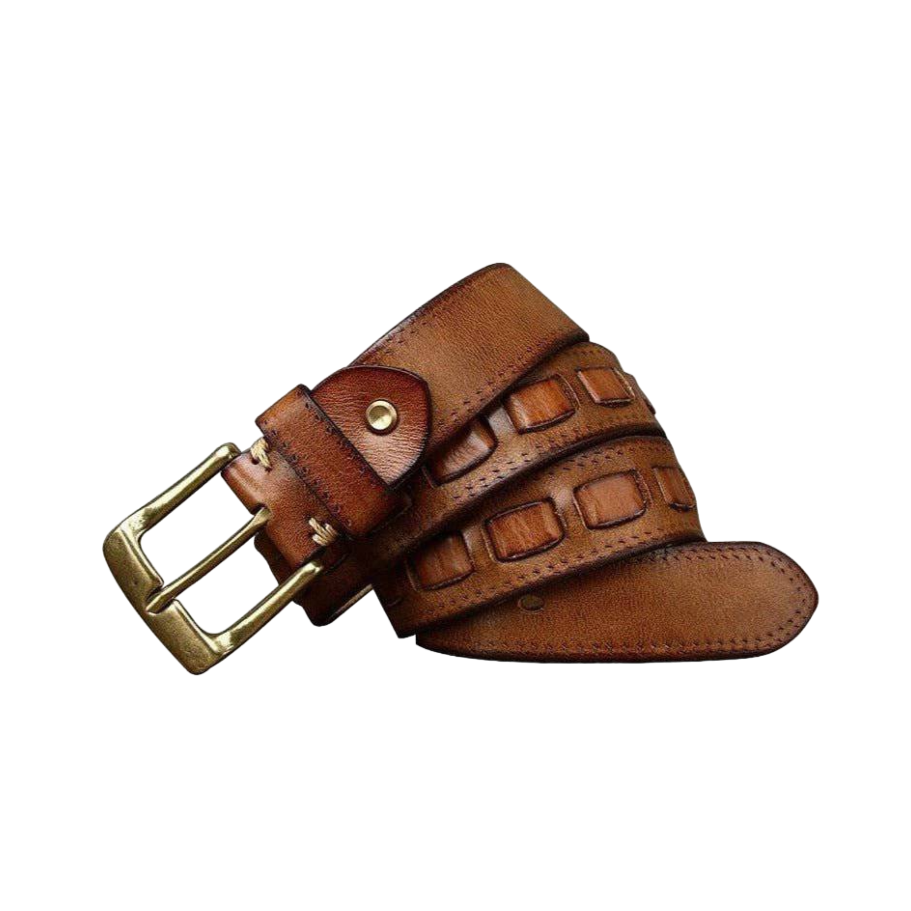 Designer Leather Belt For Women or Men, Alfnia Model - Leather Purse Backpack