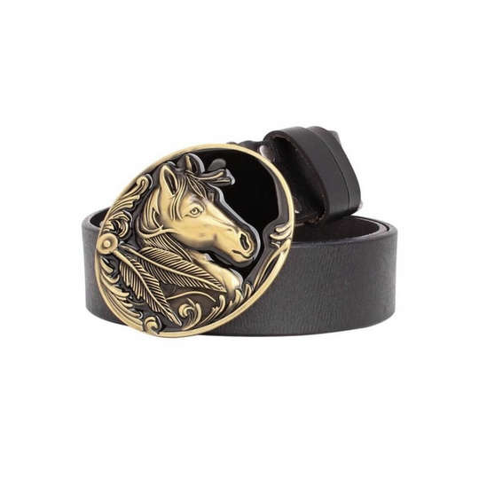 Designer Cowhide Western Leather Belt For Men