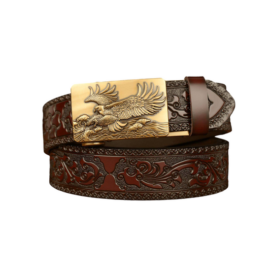 Esprit Animal Belt With Eagle and Waves Pattern, Jude Model