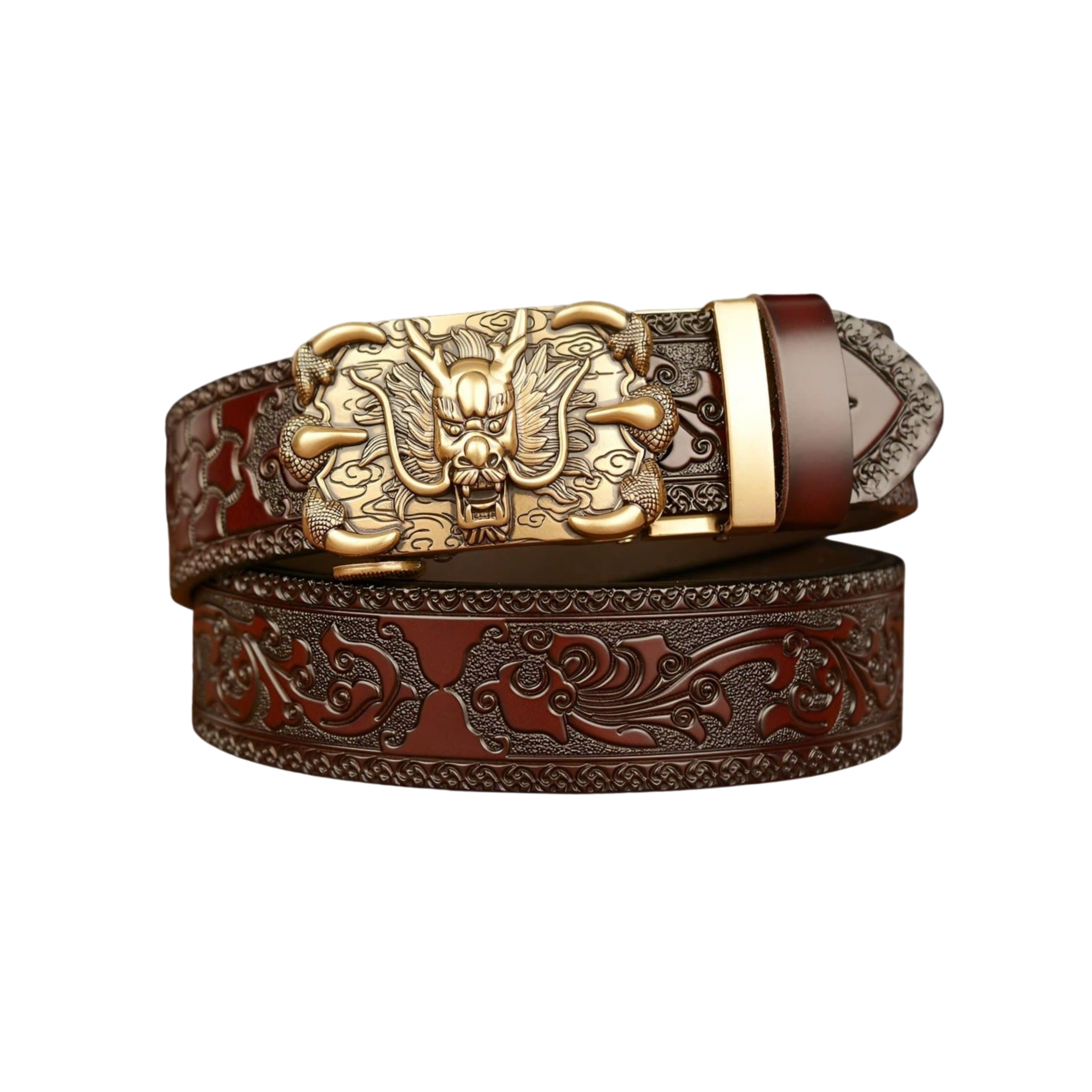 Esprit Animal Belt With Dragon Pattern and Claws, Ayren Model - Leather Purse Backpack