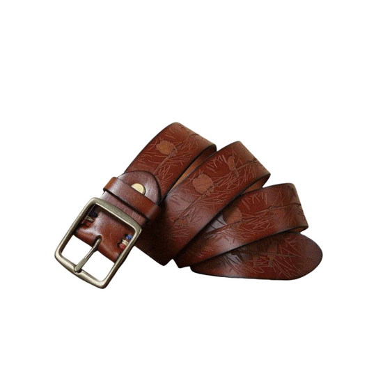 High-quality Leather Belt For Men, Faltusa Model - Leather Purse Backpack