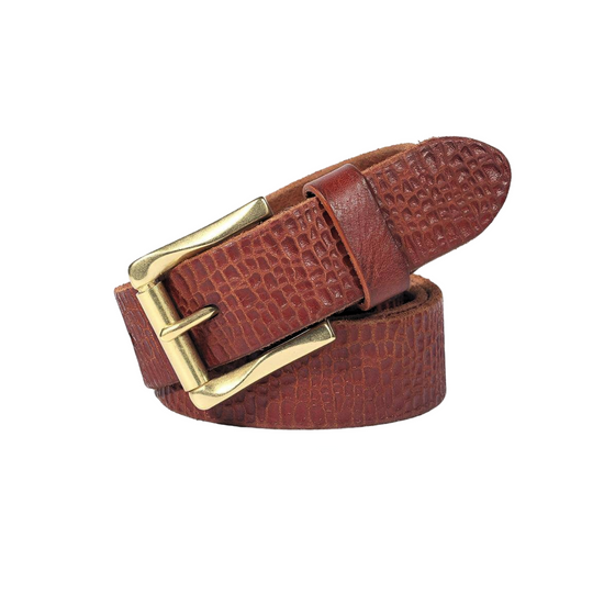 High-quality Grained Leather Belt For Men Sinaaq Brand - Leather Purse Backpack