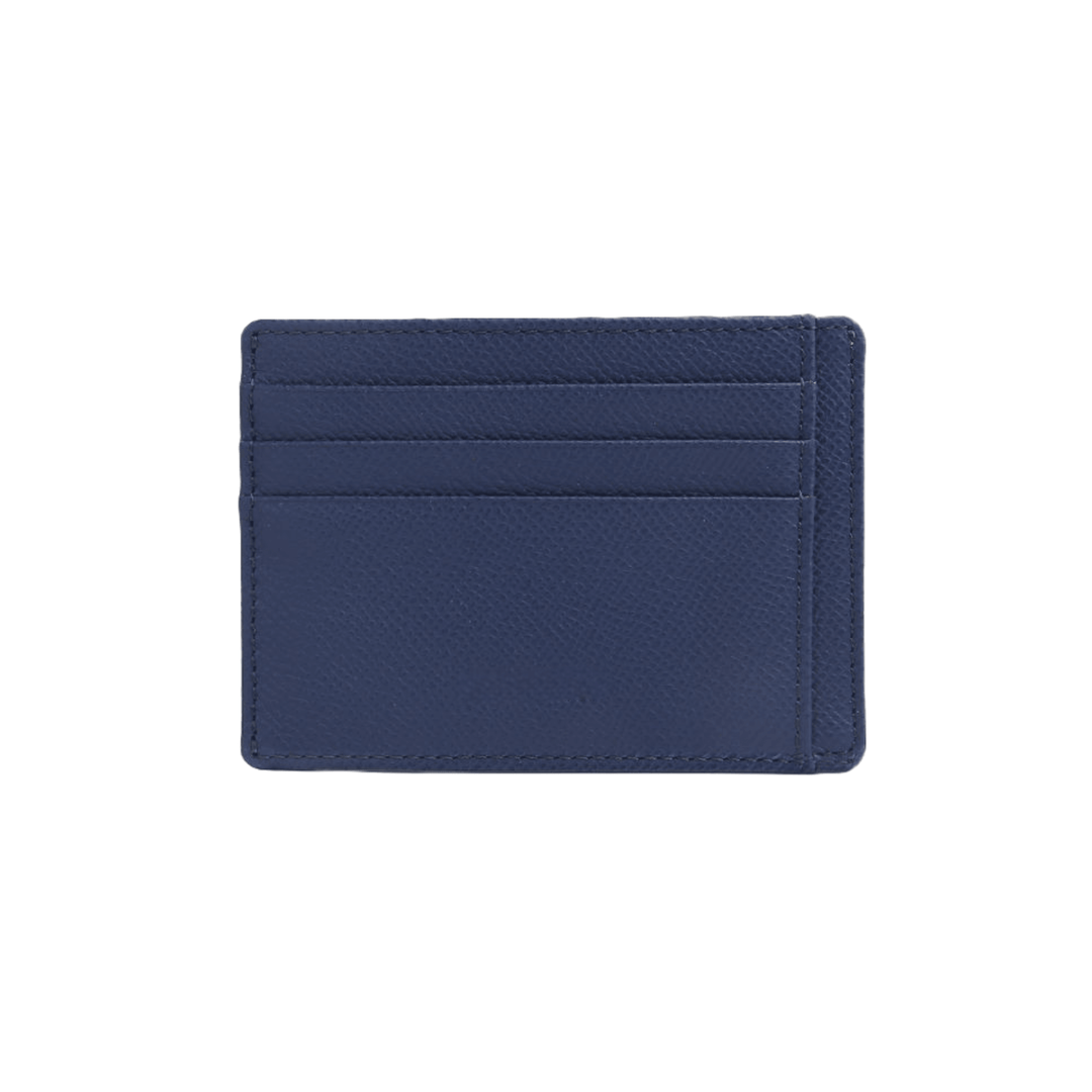 High-Quality Blue Leather Card Holder - Leather Purse Backpack
