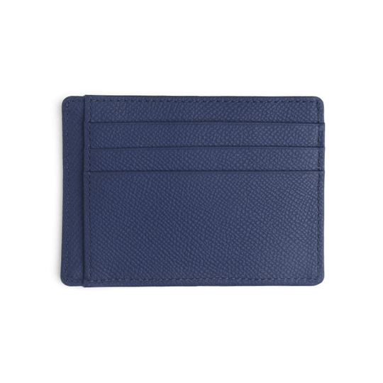 High-Quality Blue Leather Card Holder - Leather Purse Backpack