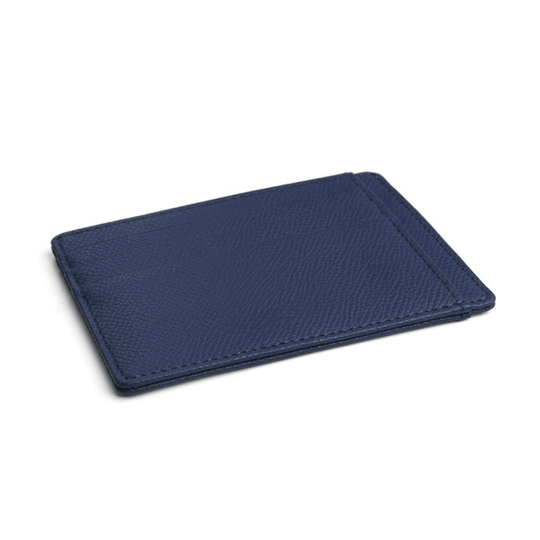 High-Quality Blue Leather Card Holder - Leather Purse Backpack
