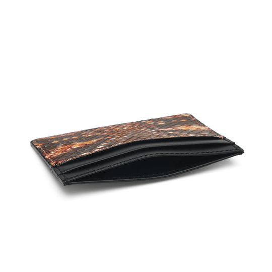 Unique Real Python Skin Leather Card Holder - Leather Purse Backpack