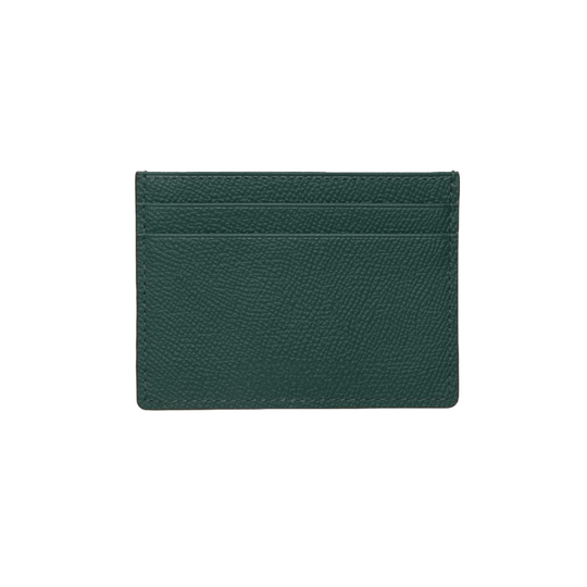 Handcrafted Green Leather Card Holder Wallet - Leather Purse Backpack
