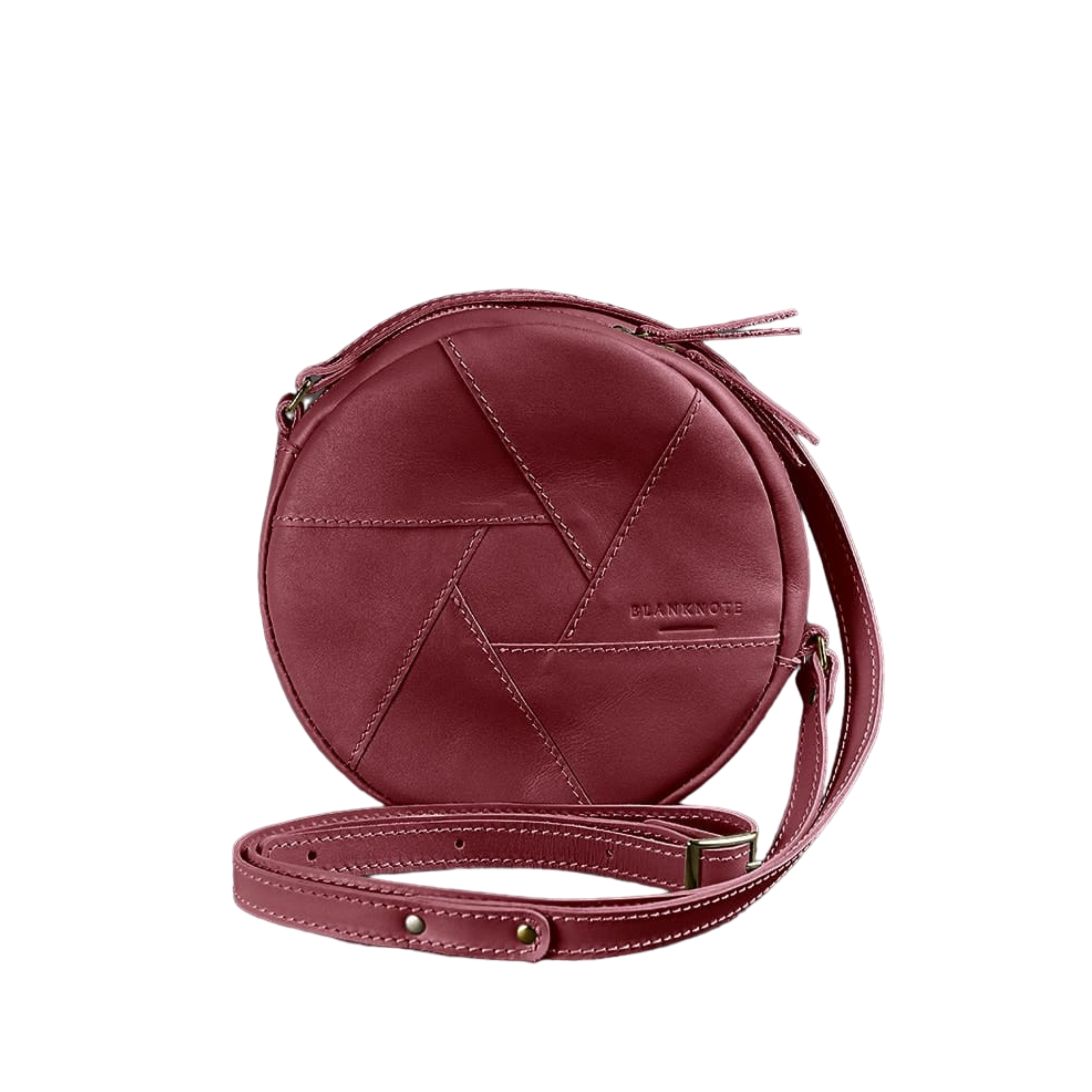 Elegant Unique Crossbody Bag Leather Round Bag - Leather Purse Backpack