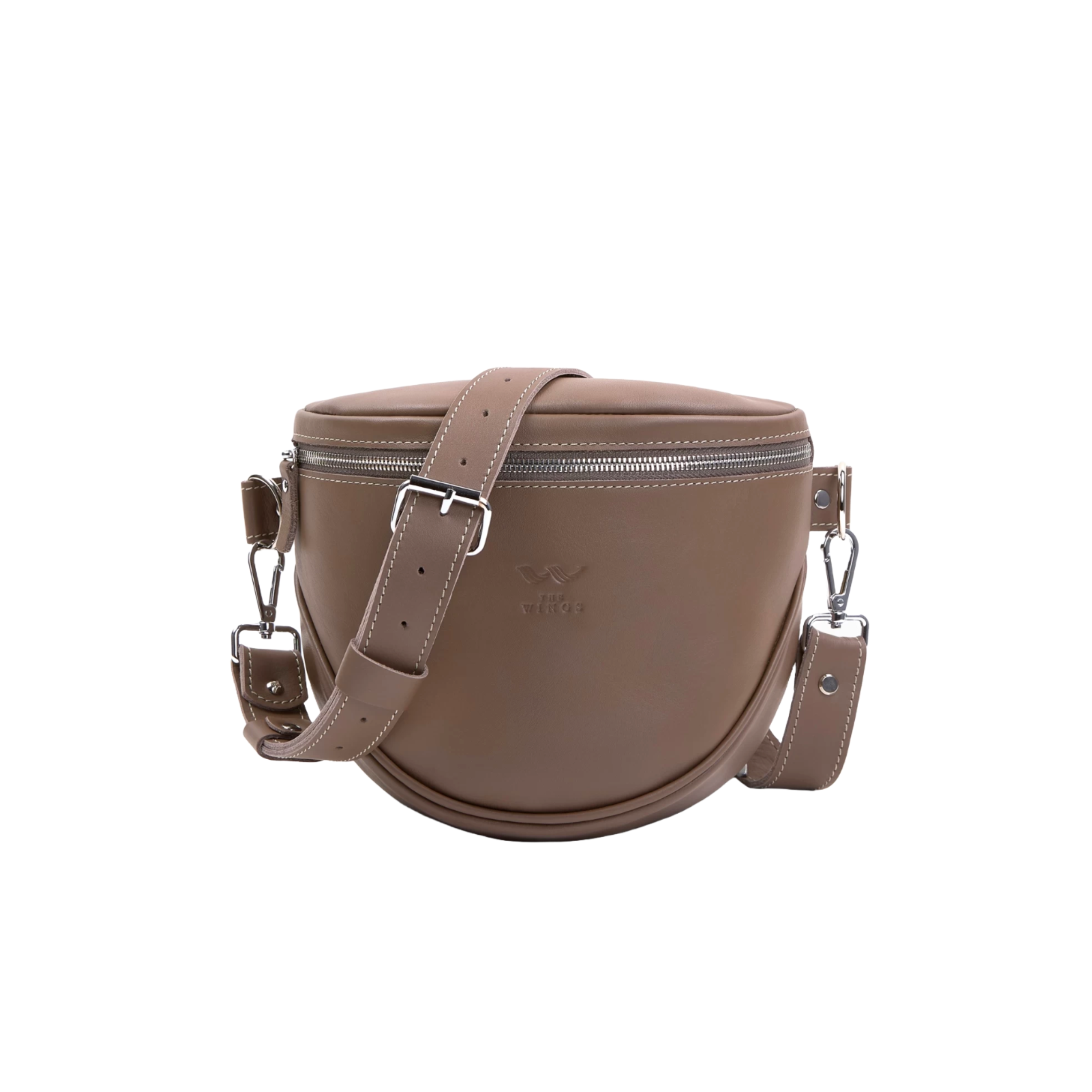 Leather Waist Crossbody Bag – Compact and Hands-Free - Leather Purse Backpack