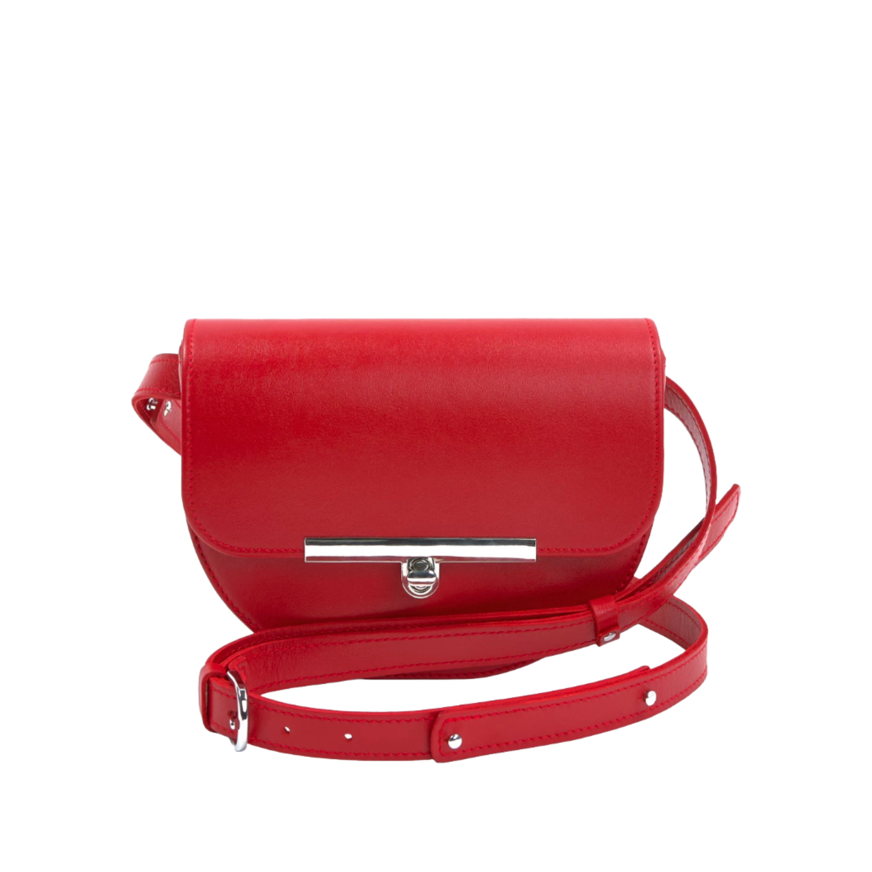 Women's Leather Belt-Crossbody Bag – Stylish and Versatile - Leather Purse Backpack