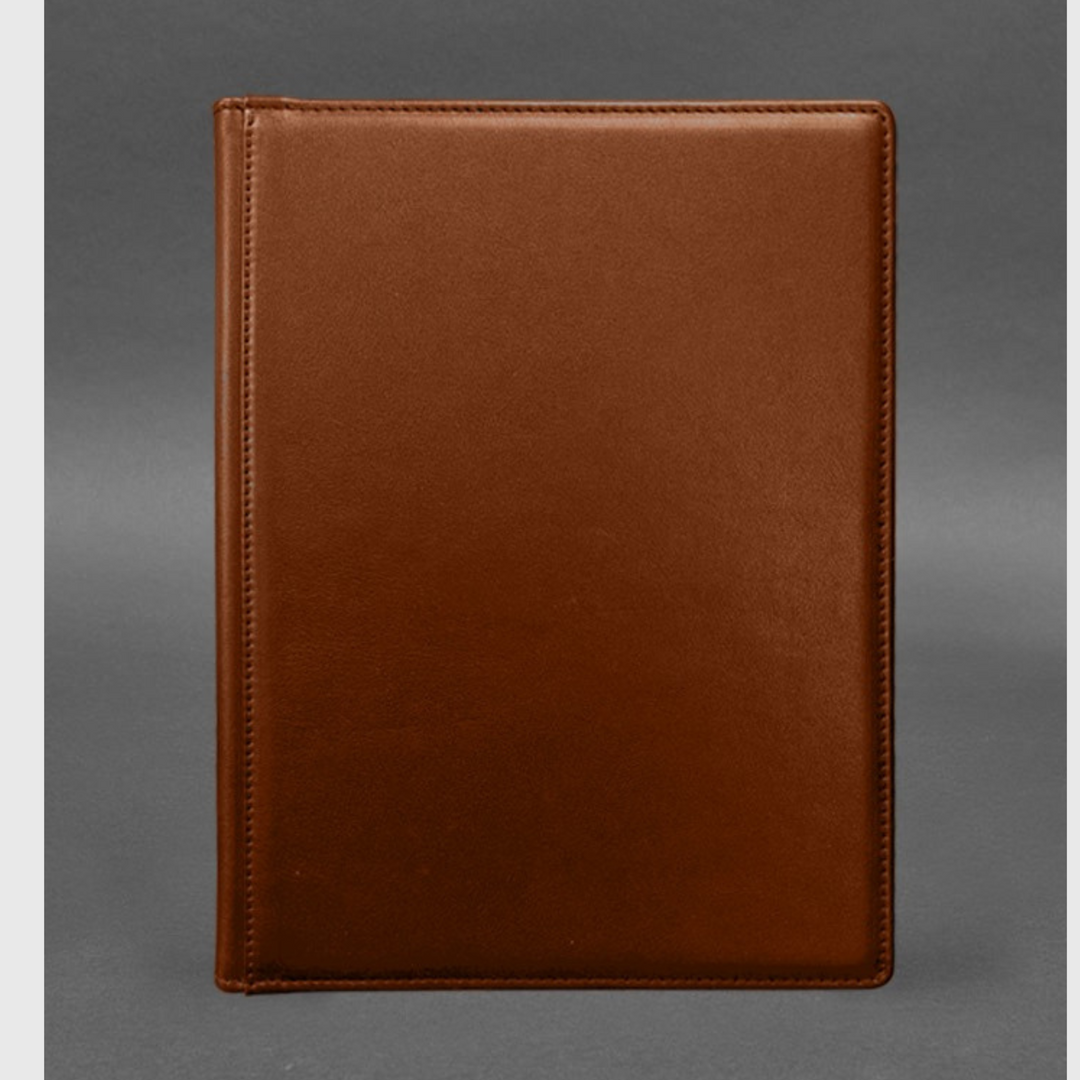 leather signing folder