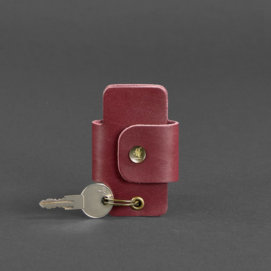  leather car key case