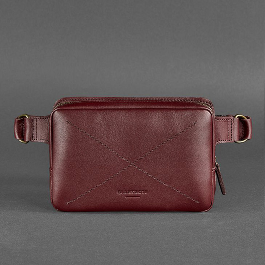 leather belt bag designer