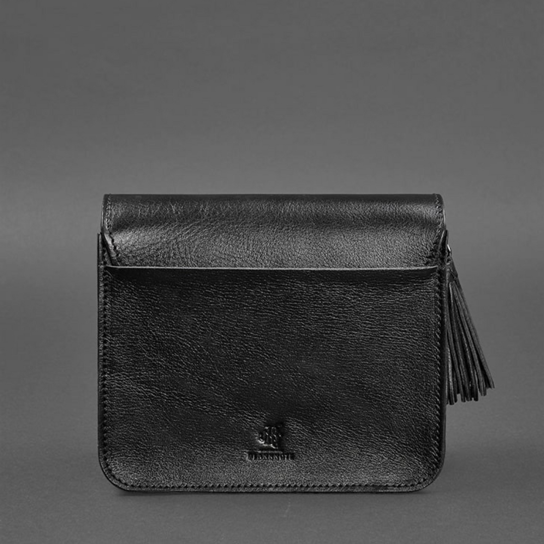 small leather messenger bag women's
