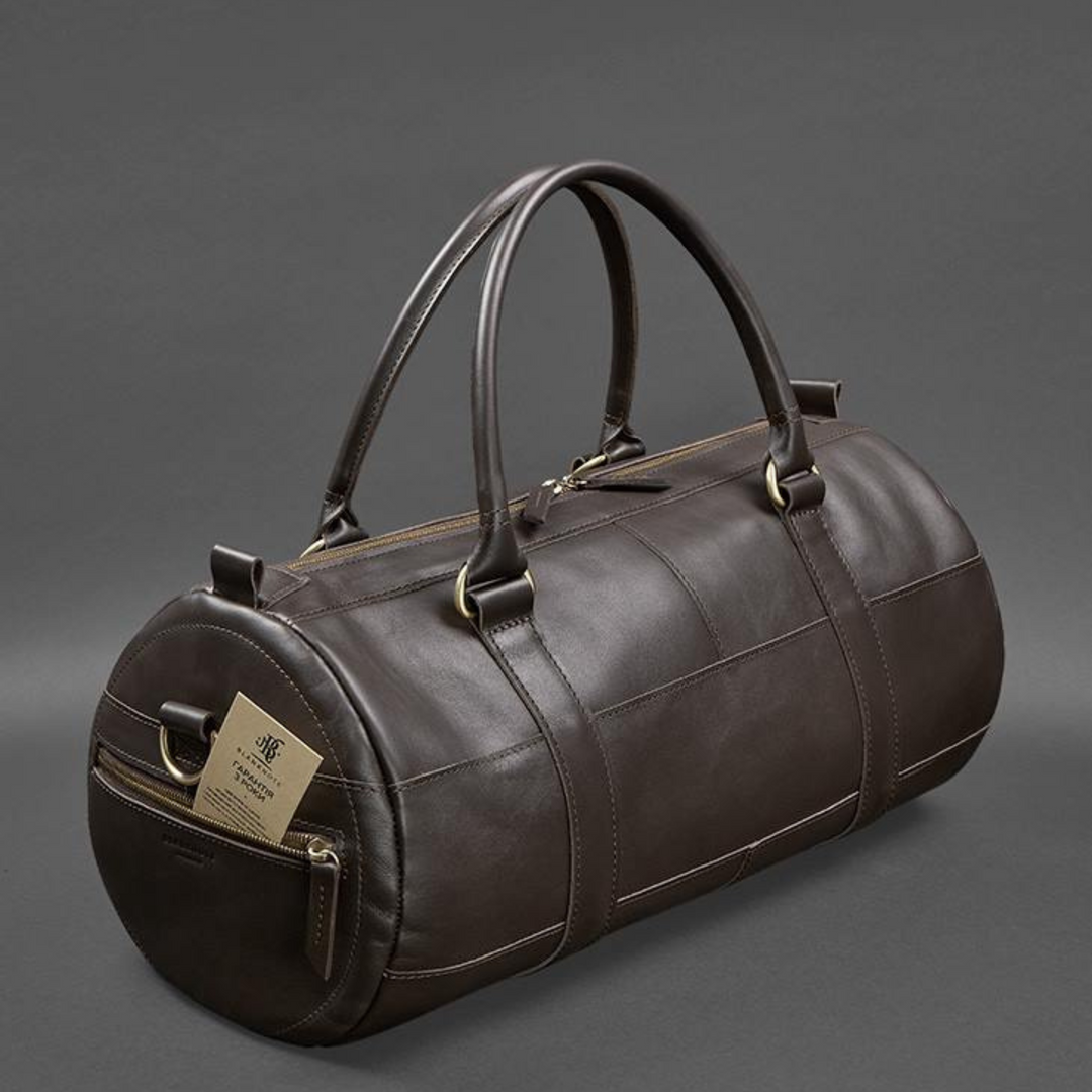 leather travel bag small