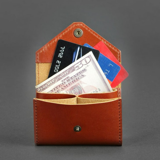 eather business card case