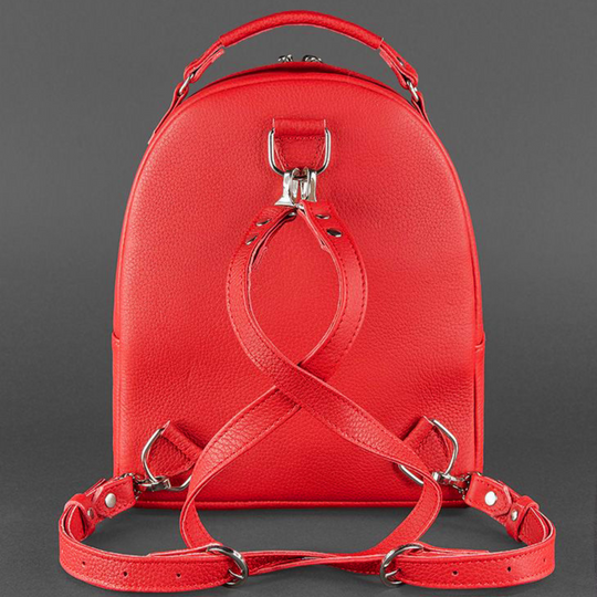 large leather womens backpack