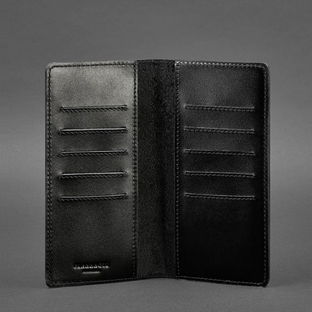 real leather wallet mens