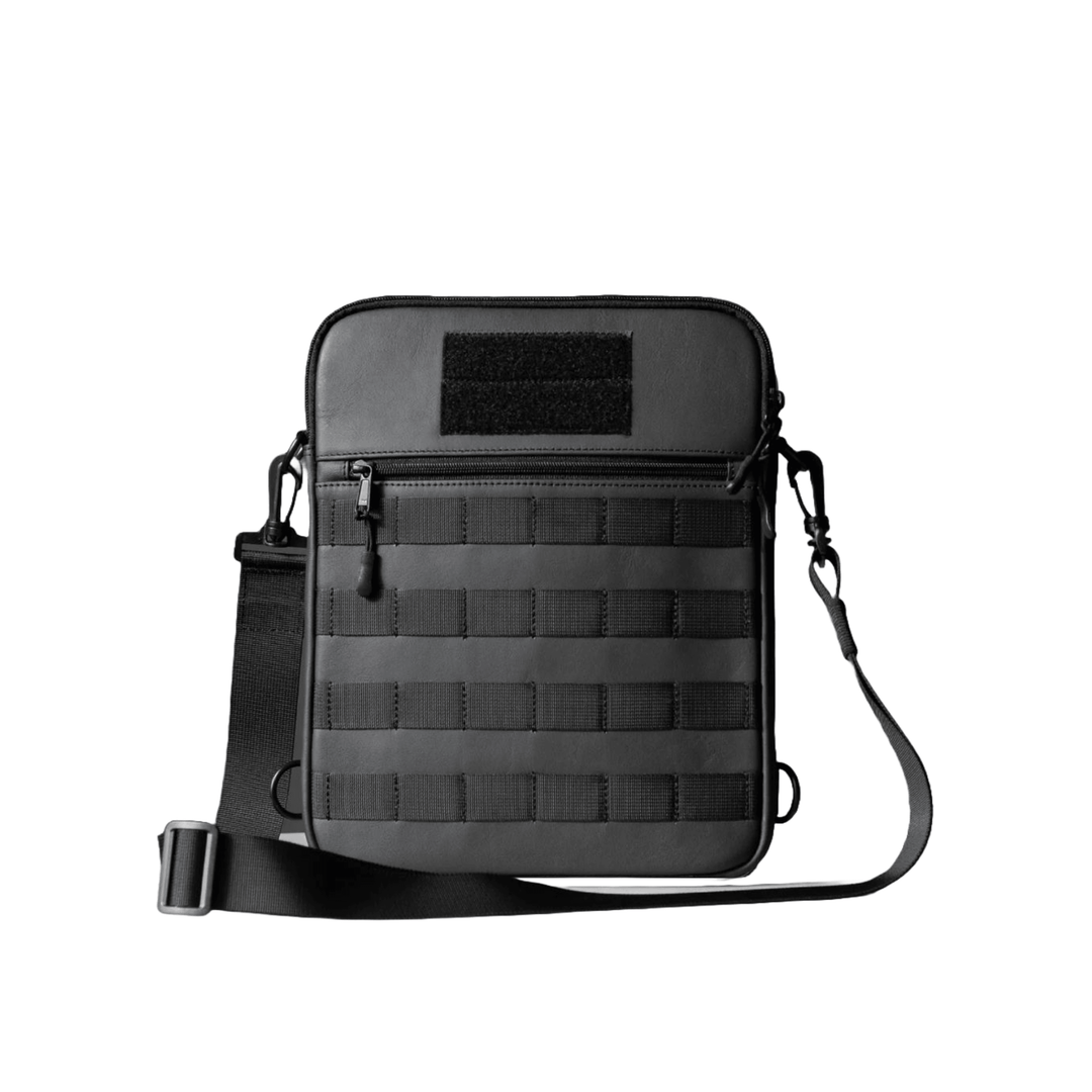 Stylish Men's Crossbody Bag - Compact Designer Pouch for Everyday Essentials - Leather Purse Backpack