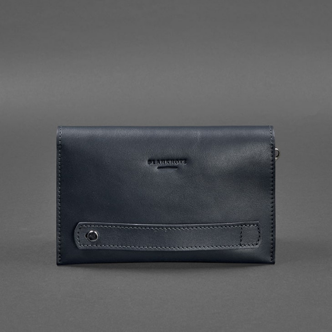 mens leather clutch wallet