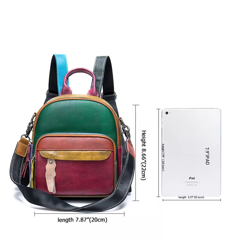 Stylish and timeless leather rucksack