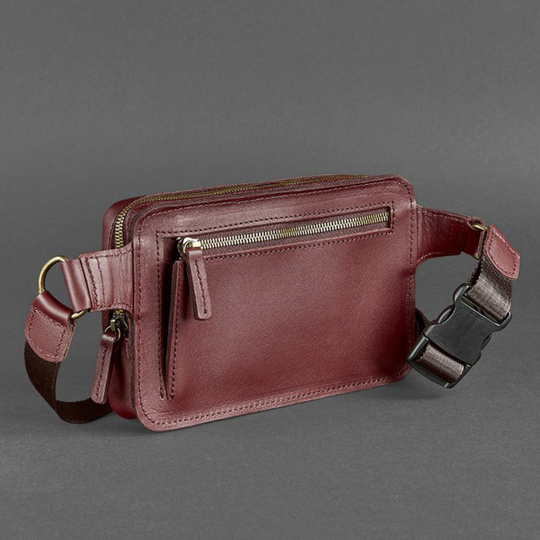leather belt bag crossbody