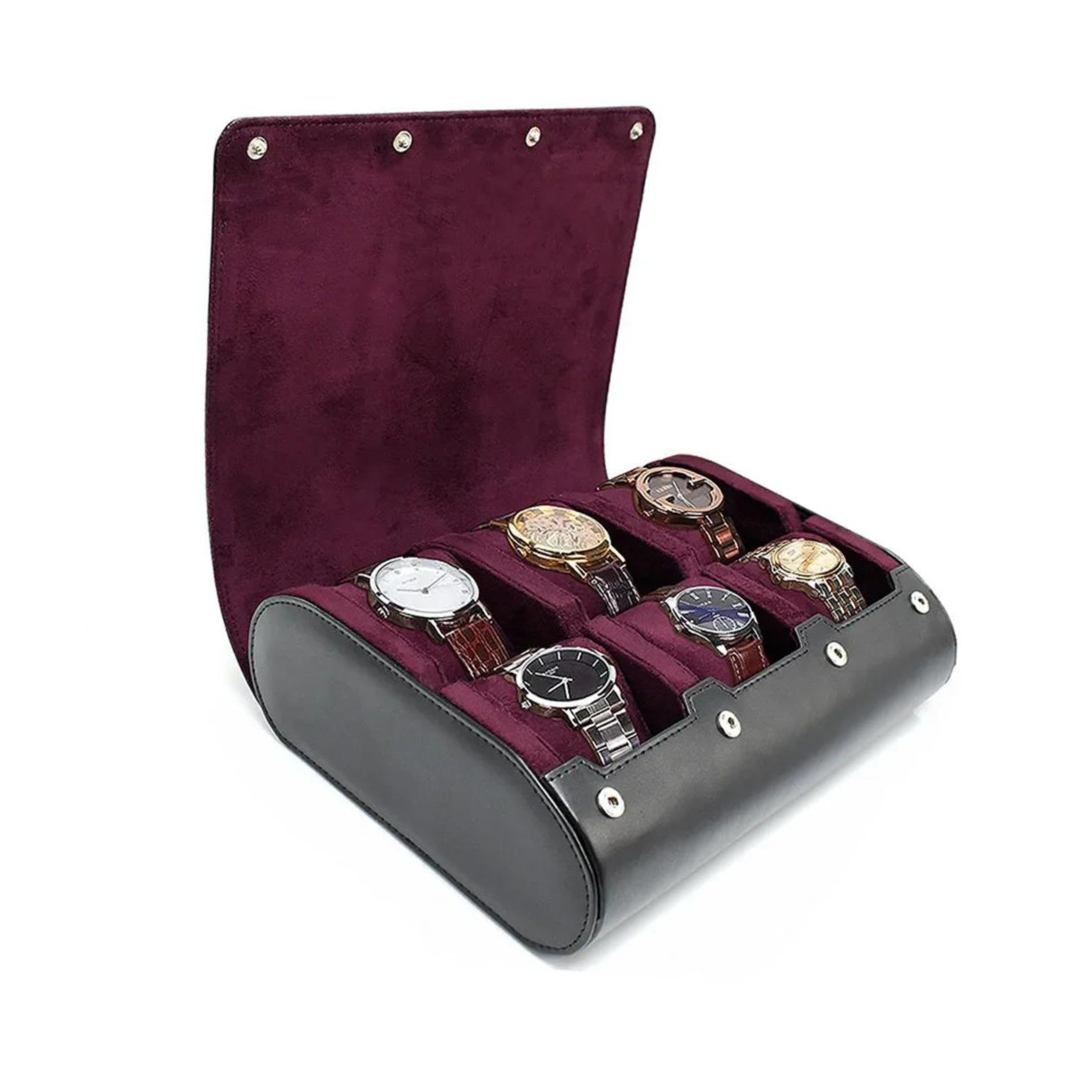 Exclusive Designer Leather Travel Watch Case - Leather Purse Backpack