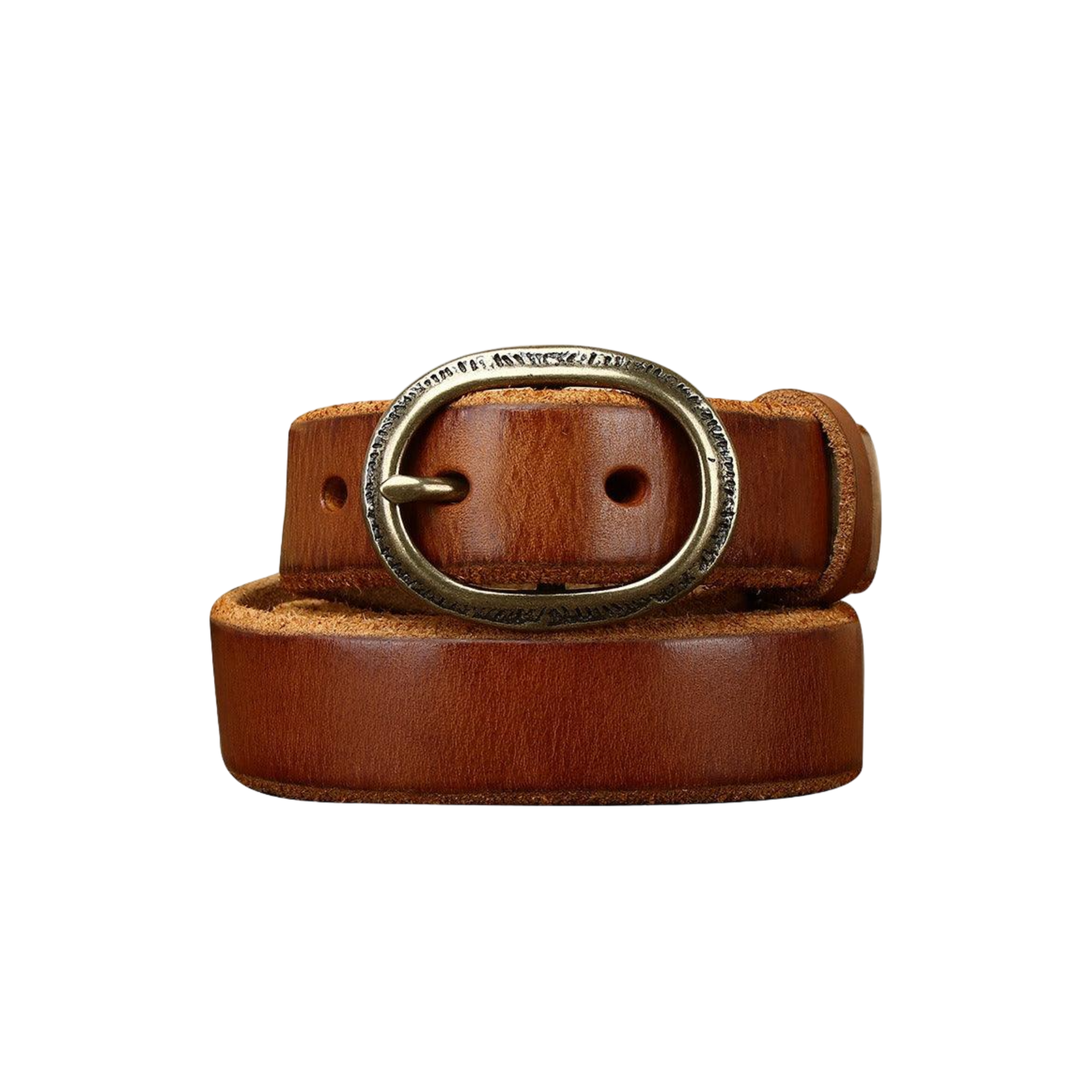 Unique Classic Leather Belt For Women, Anjali Model - Leather Purse Backpack
