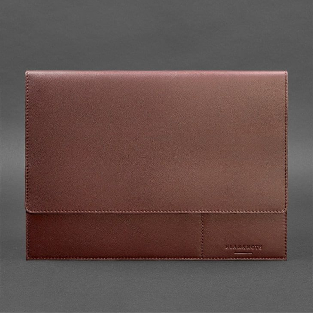 leather folder with pockets