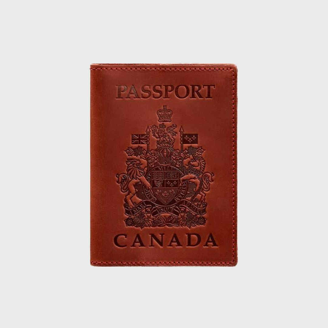 Canada Passport Wallet Genuine Leather Passport holder