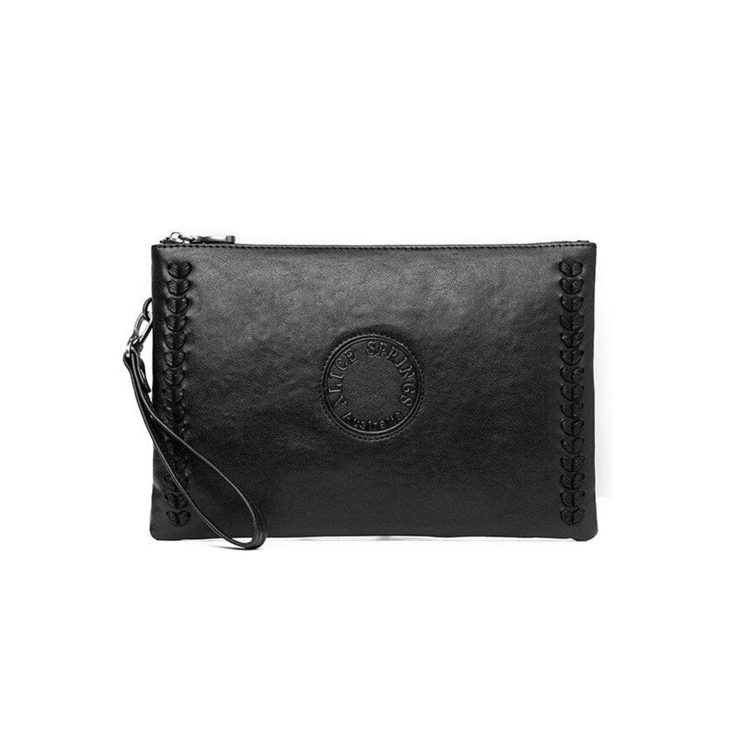 Genuine Cowhide Leather Men's Classic Business Clutch Bag - Leather Purse Backpack