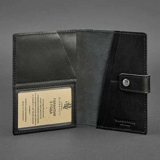 Personalized leather passport cover