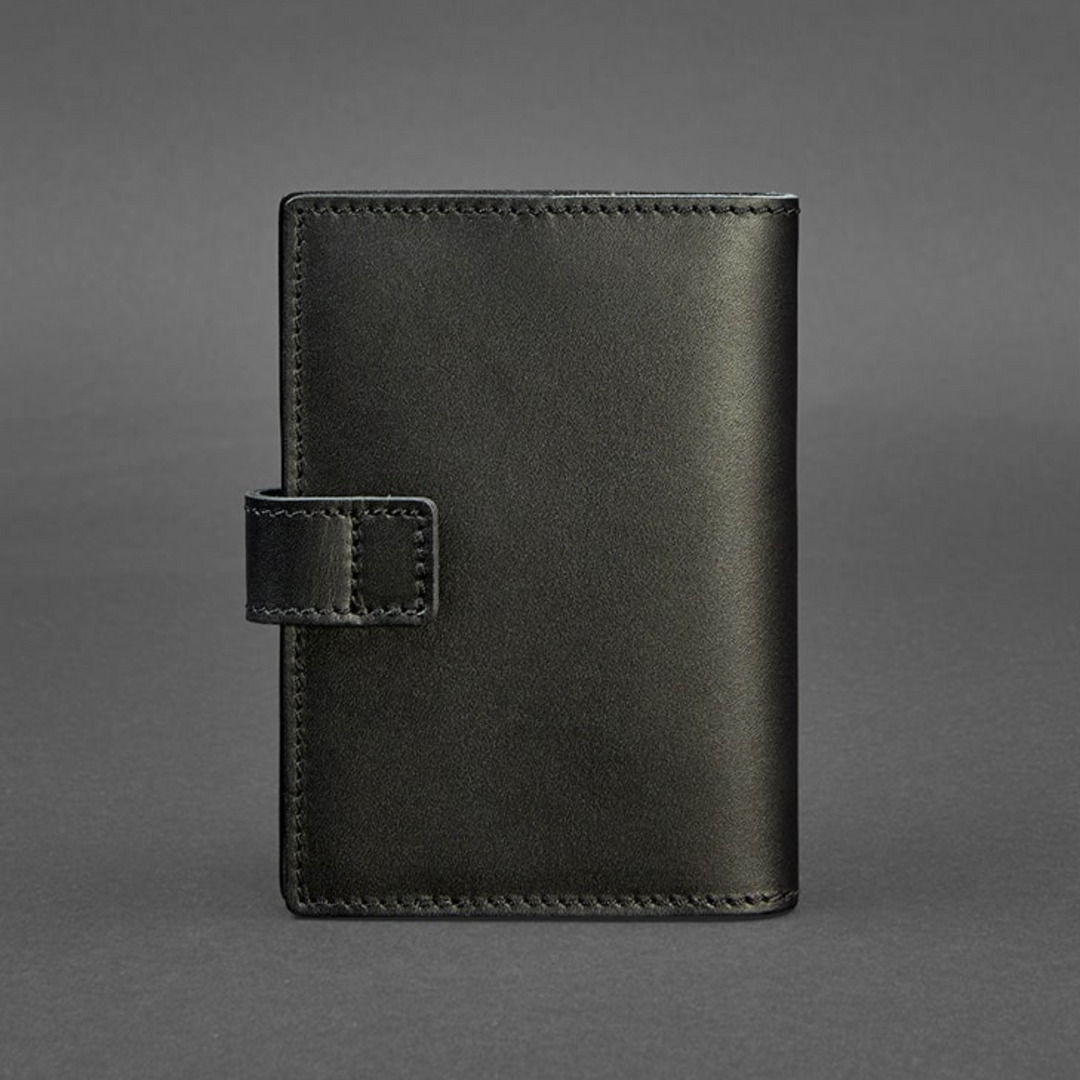 Handmade leather passport case