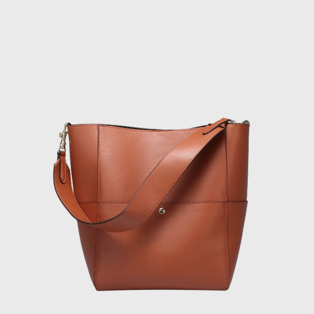 Best Designer Classic Large Leather Shoulder Bucket Bag 2024