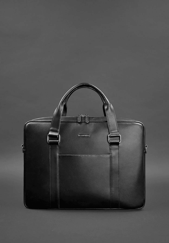 Exclusive Men's Leather Bag for a  Laptop and  Documents - Leather Purse Backpack