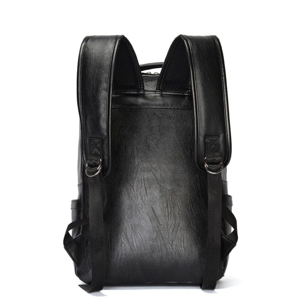 black leather backpack designer Designer Classic Black Leather Backpack