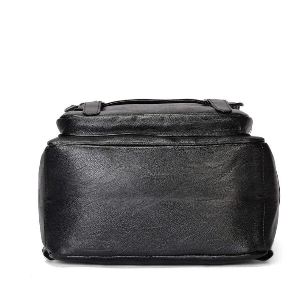 designer black leather backpack Designer Classic Black Leather Backpack