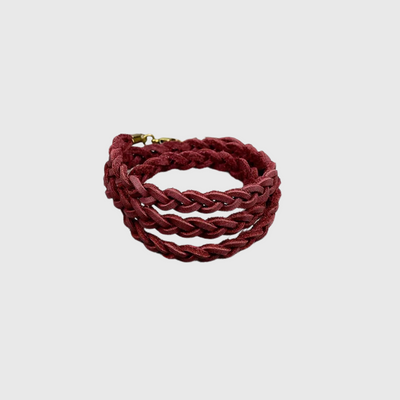 braided leather bracelet women