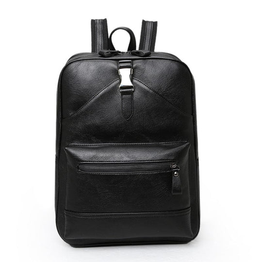 Stylish and exclusive leather backpack with a modern twist