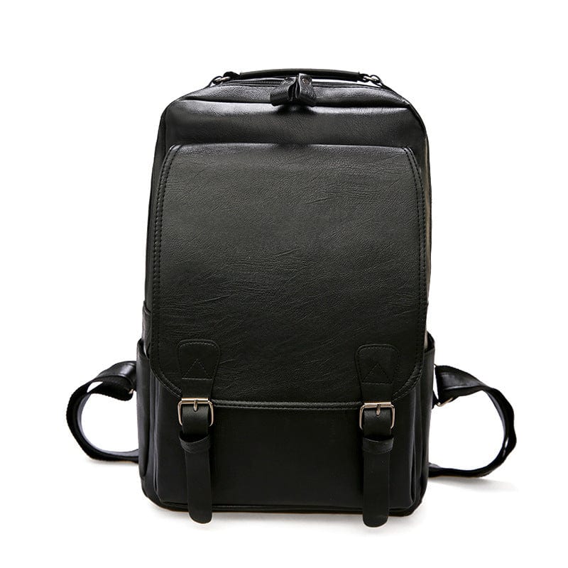 Classic unisex vintage-style leather backpack for all