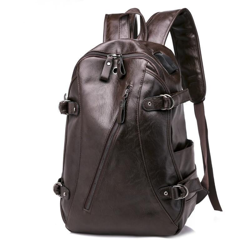 Handcrafted high-quality leather backpack with exclusive design