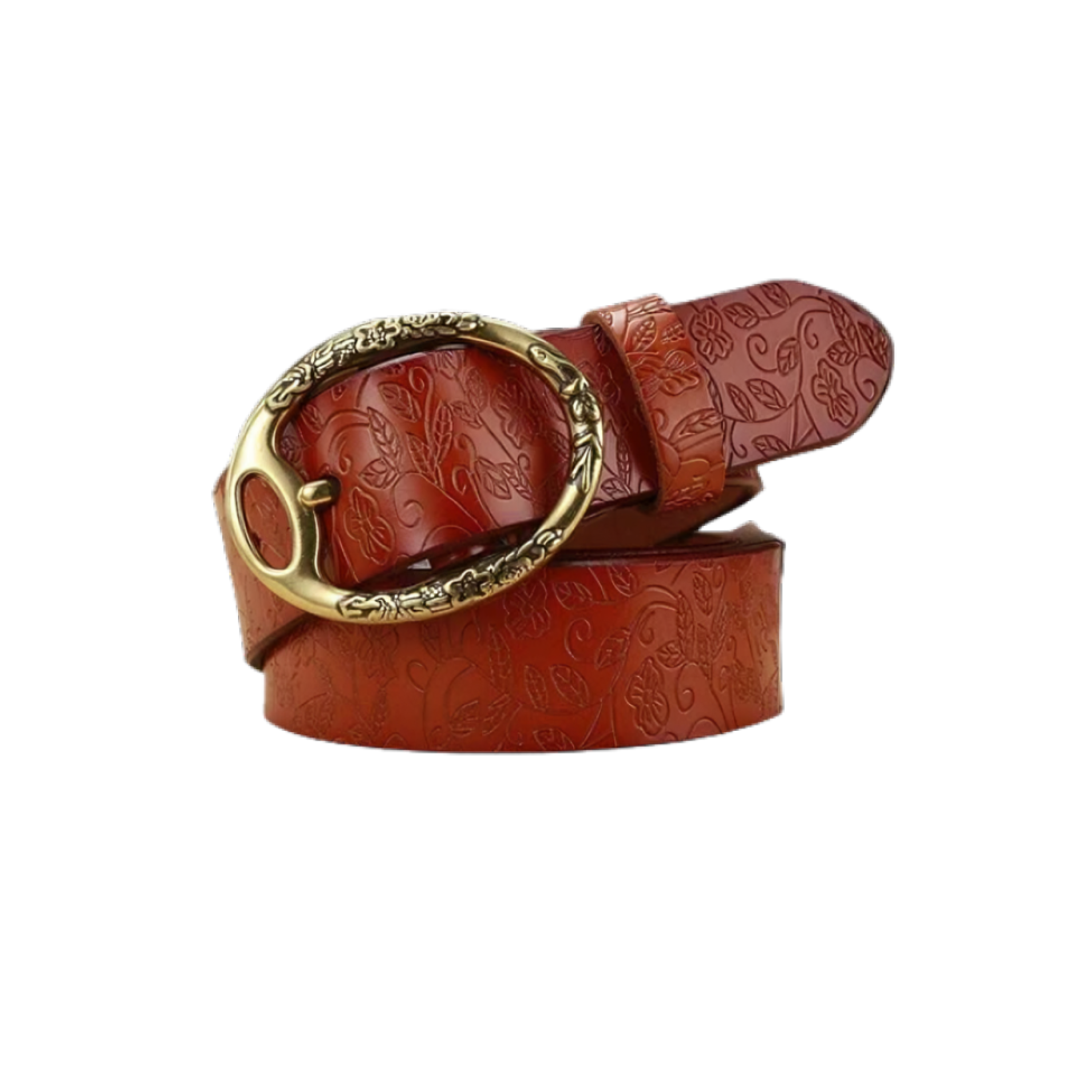 Bohemian Look Leather Belt For Women, Itotia Model - Leather Purse Backpack