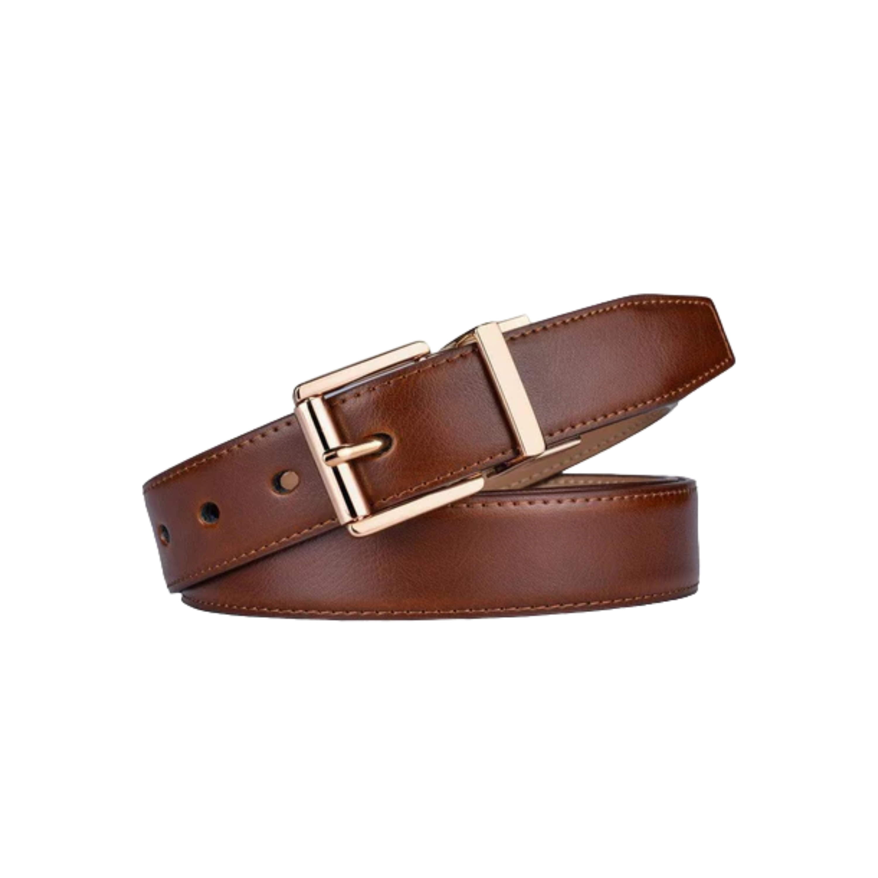 Reversible 2 in 1 Leather Belt For Women, Camille Model - Leather Purse Backpack