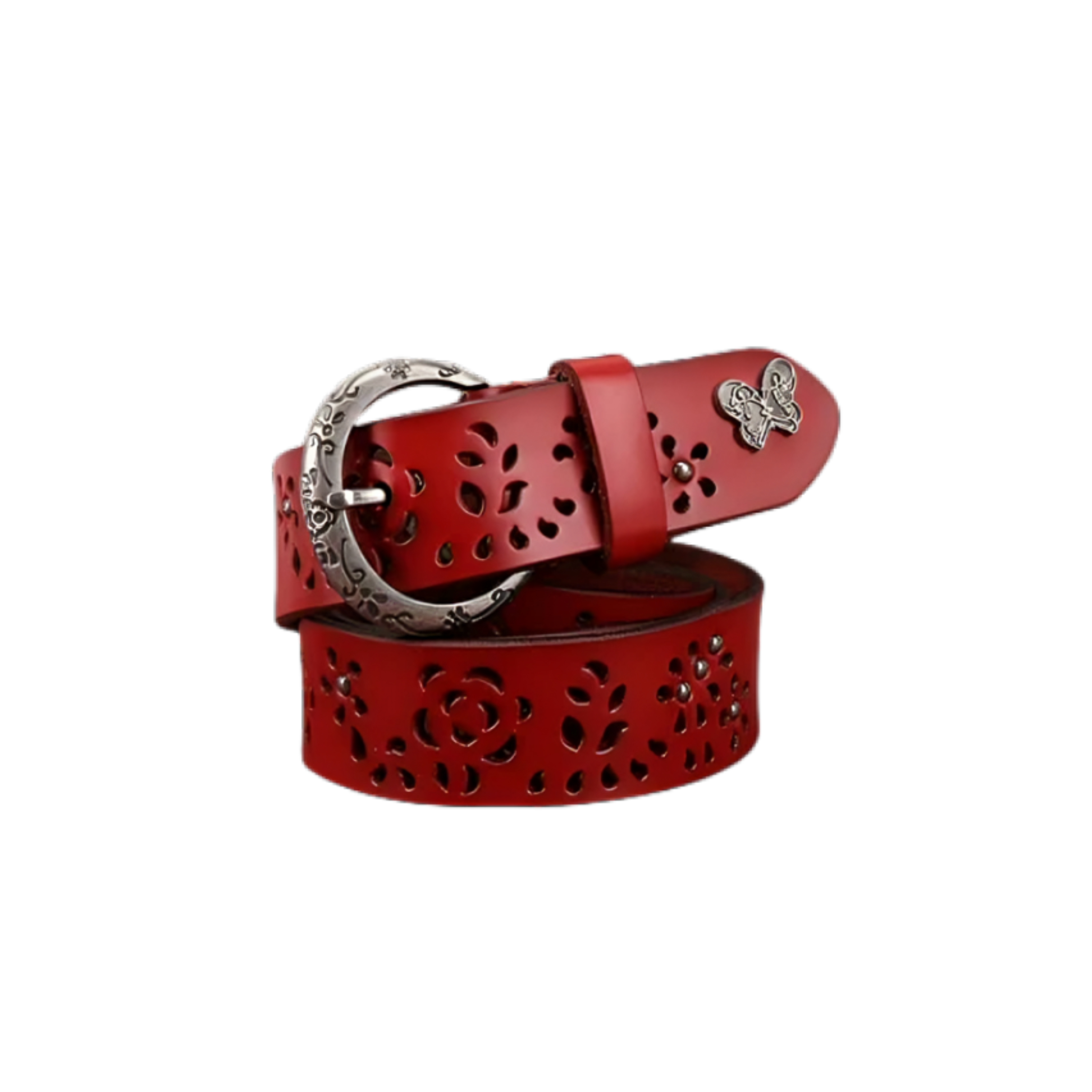 Designer Leather Belt For Women, Helzunia Model - Leather Purse Backpack