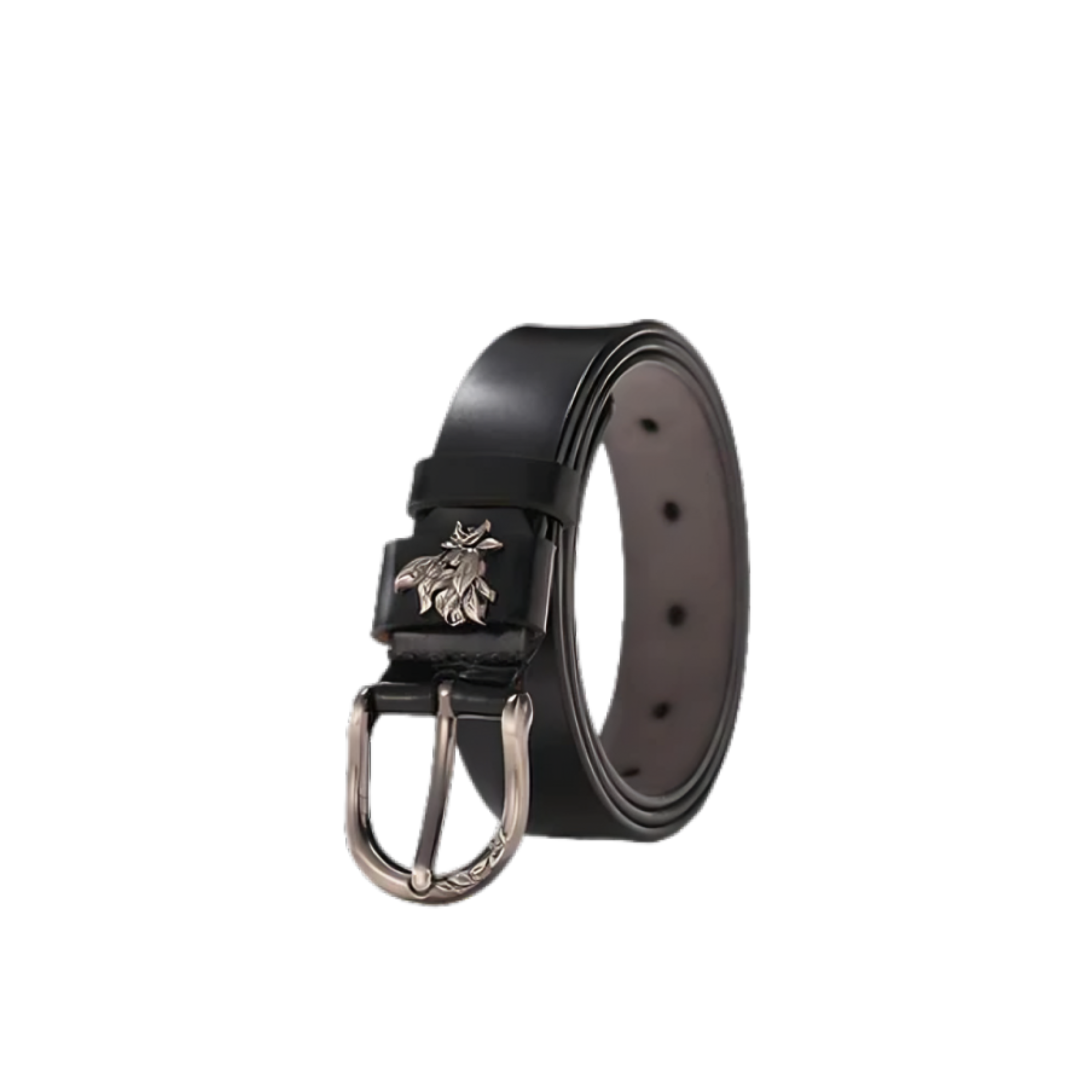 Sophisticated Leather Belt For Women, Natalia Model - Leather Purse Backpack